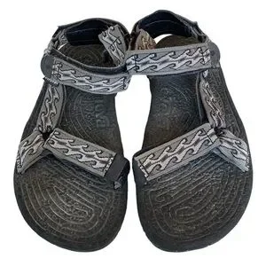 Teva | Shoes | Teva Terradactyl Sandals Gray Grey Black Wave  display picture 2